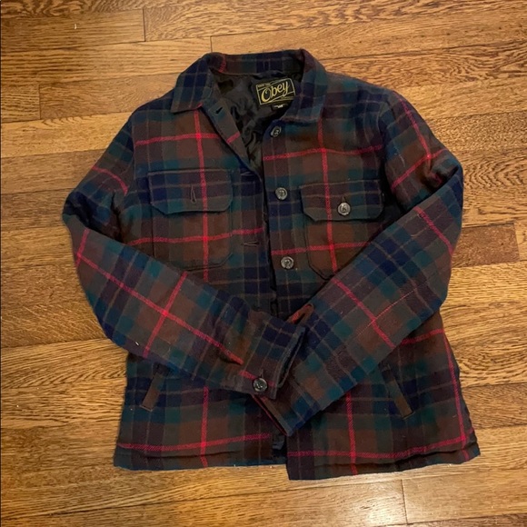 OBEY plaid lightweight coat - Picture 1 of 4